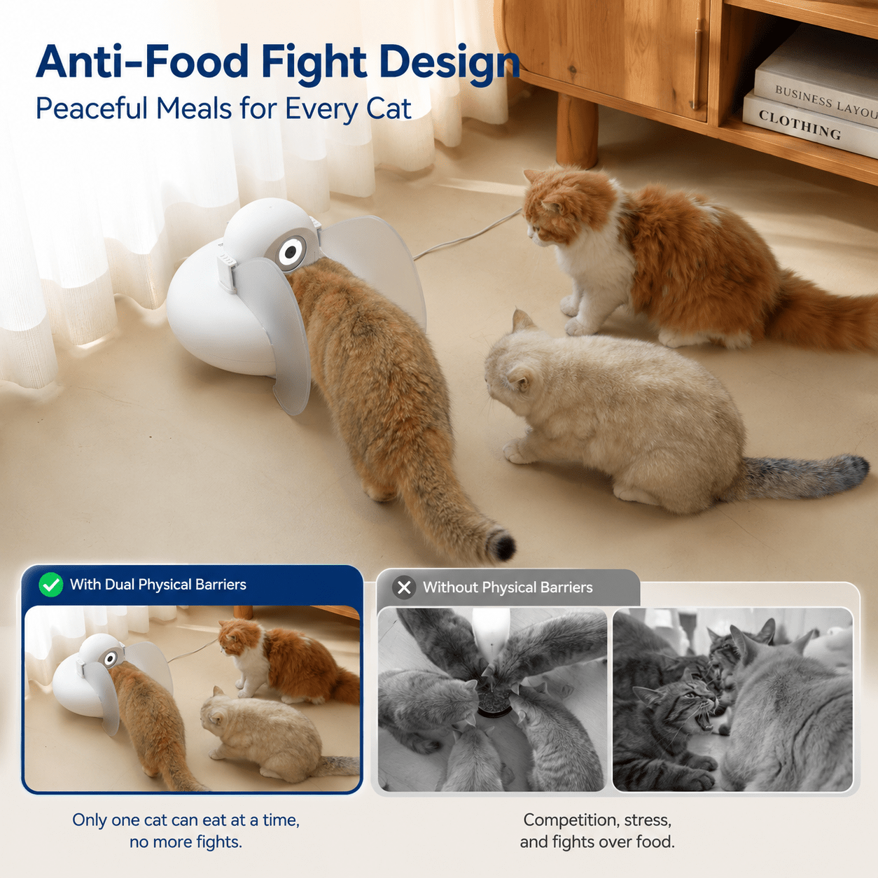 PapaPaw DietMatch | Smart AI Cat Feeder for Multi-Cat Homes - PapaPaw