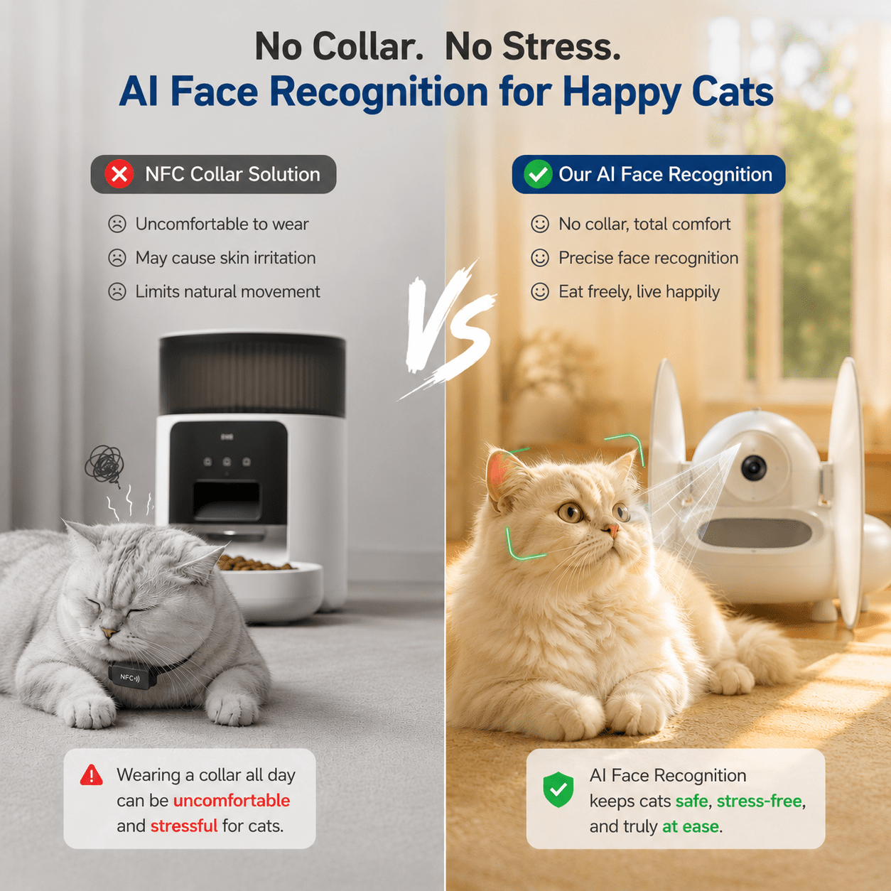 PapaPaw DietMatch | Smart AI Cat Feeder for Multi-Cat Homes - PapaPaw